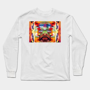 Viking Robot Insect Creature Long Sleeve T-Shirt